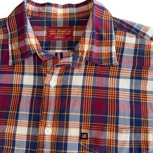 Polo Jeans Co. Ralph Lauren Shirt Short Sleeve Button Front Men's Size Large